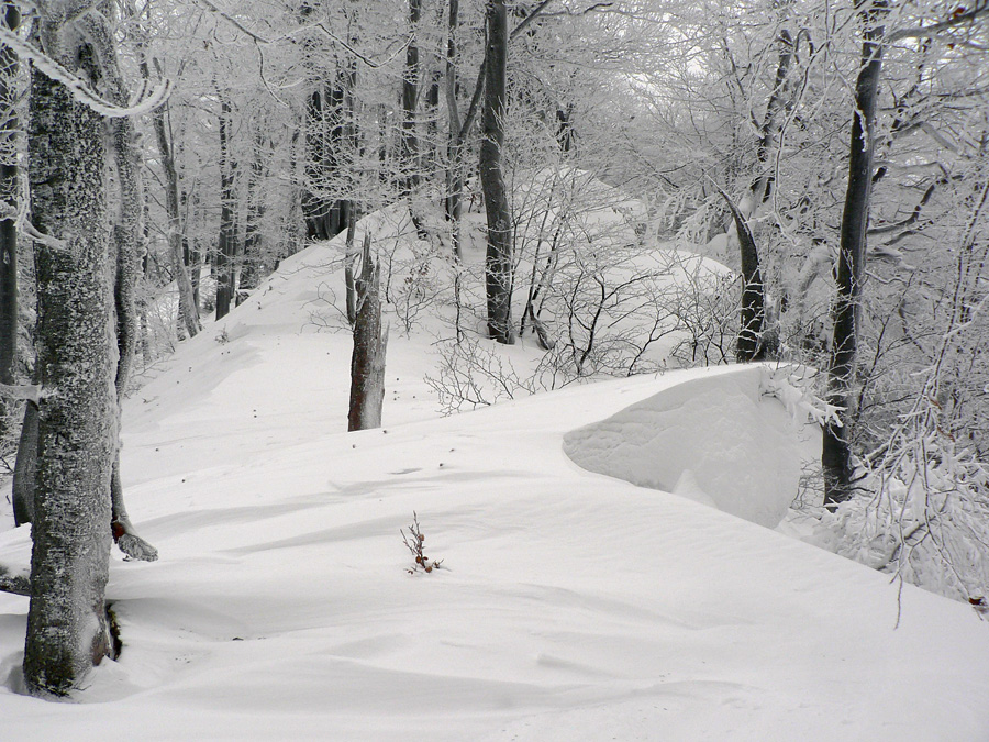 Ďalej_smerom_do_Príslopu_skúšam_hrebienok_miesto_traverzu